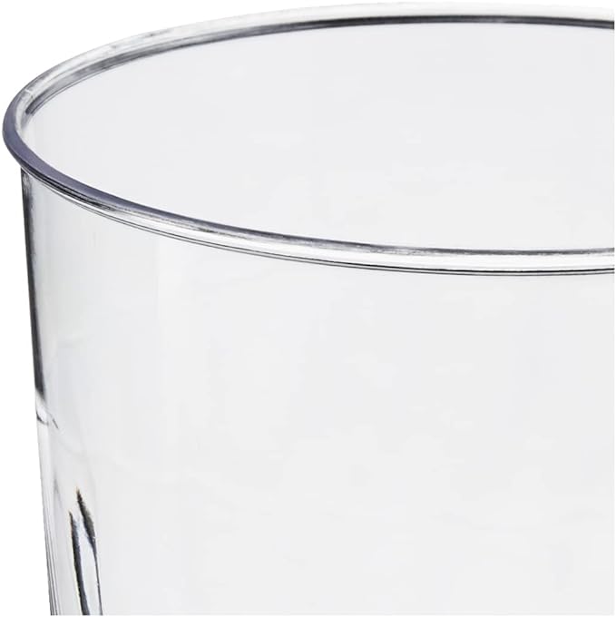 Fineline Flairware 8 oz. 1-Piece Clear Plastic Wine Cup - 240/Case-Chicken Pieces